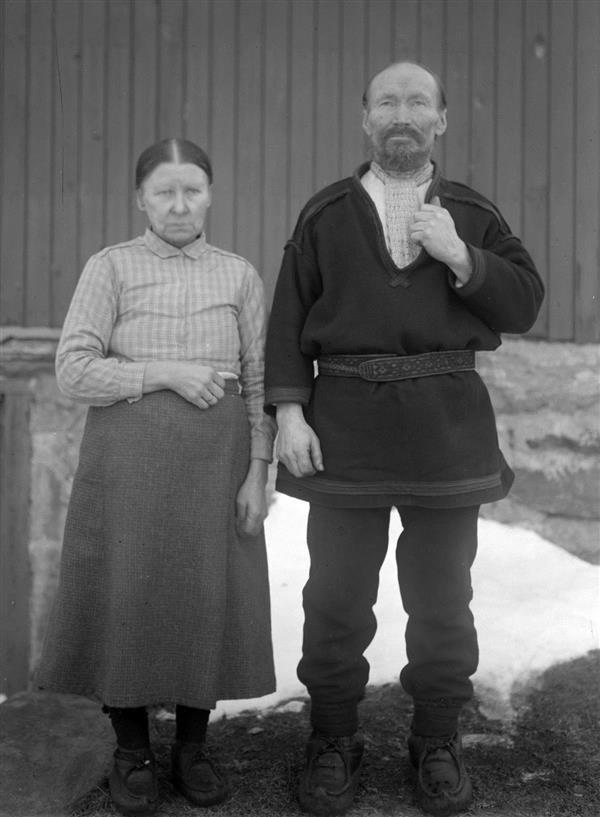 Berit (Berret) og Andreas Johnsen i 1920 - Klikk for stort bilde